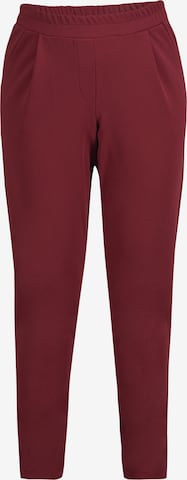 Karko Pleat-Front Pants 'ERYKA' in Red: front