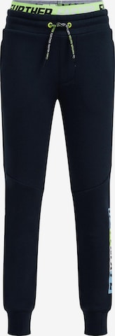 Tapered Pantaloni di WE Fashion in blu: frontale