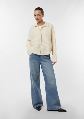 COMMA Strickjacke in Beige