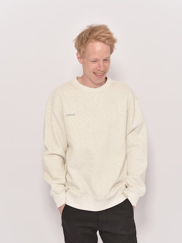 Forplay Sweatshirt 'Frazer' in Grijs: voorkant