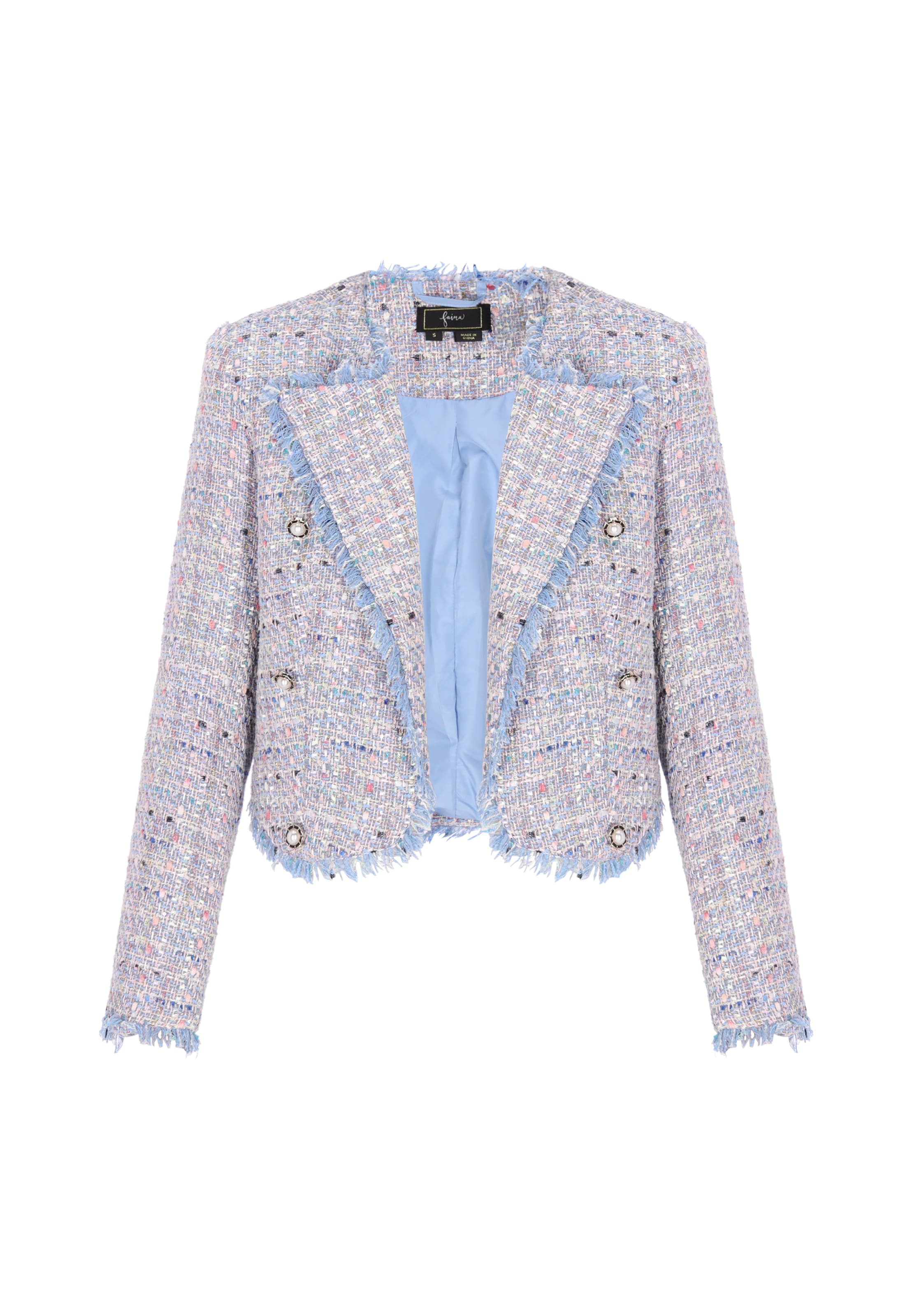 faina Blazer 'Festive' in Blue: front