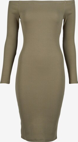 Urban Classics Dress in Green: front