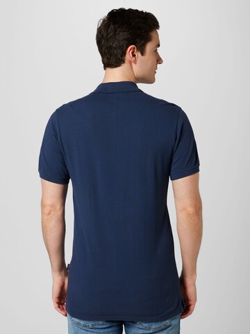BLEND Poloshirt 'Dington' in Blau