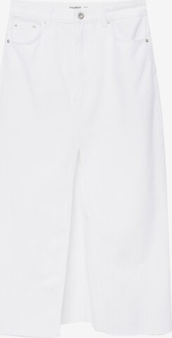 Pull&Bear Skirt in White: front