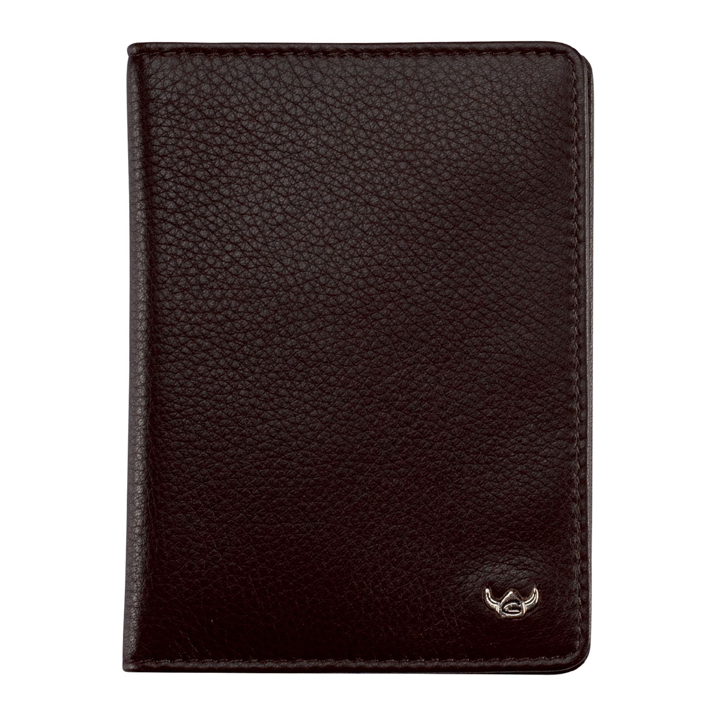 Porte-monnaies 'Capri' GOLDEN HEAD en marron : devant