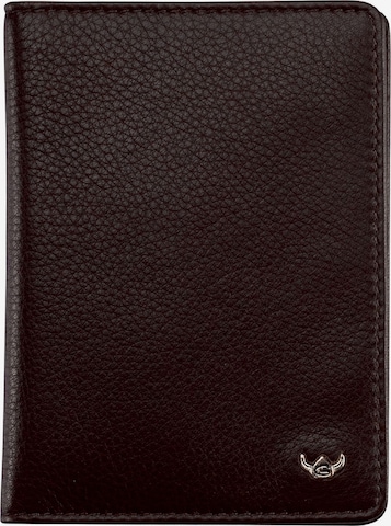 GOLDEN HEAD Portemonnaie 'Capri' in Braun: Vorderseite