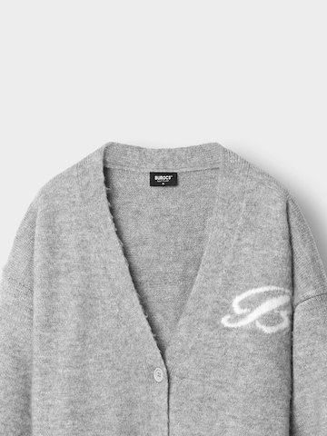 Burocs Knit Cardigan 'Fuzzy' in Grey