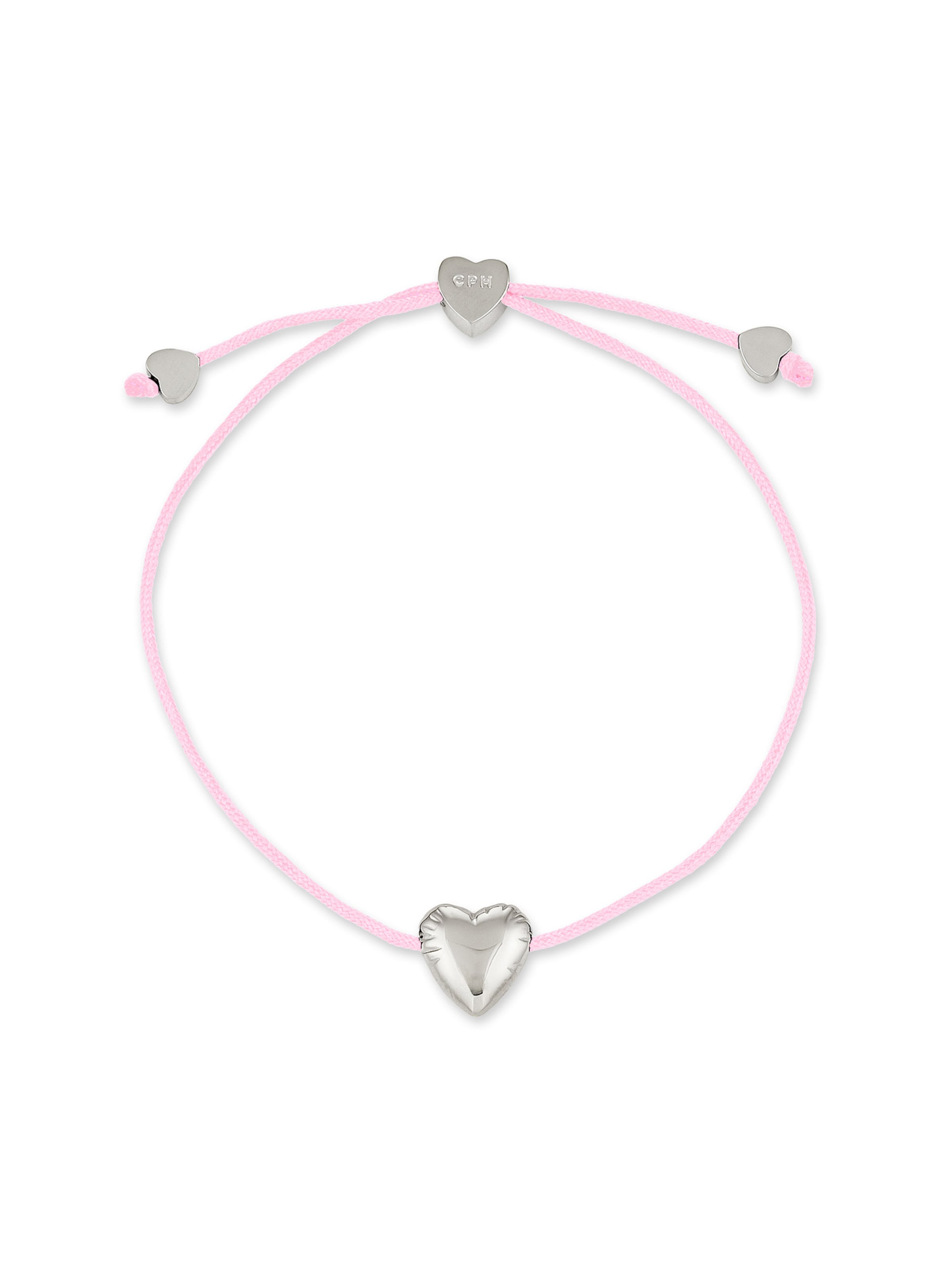 Copenhagen Studios Bracelet 'Balloon Hearts' in Red: front