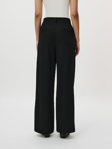 LeGer by Lena Gercke Loose fit Pleat-front trousers 'Annelie Tall' in Black