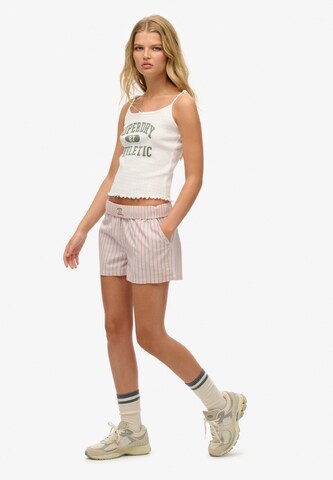 Regular Pantalon Superdry en rose