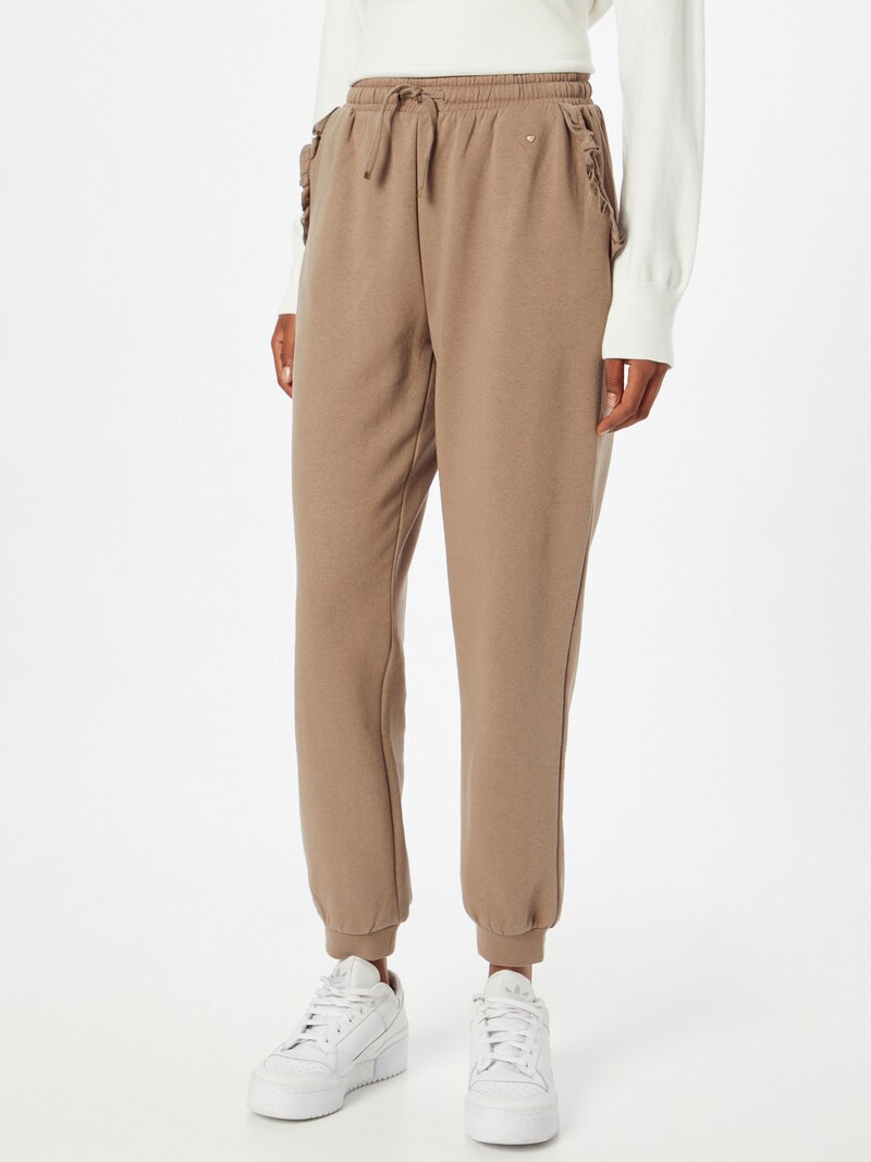Women Clothing ONLY Tracksuit pants Brown