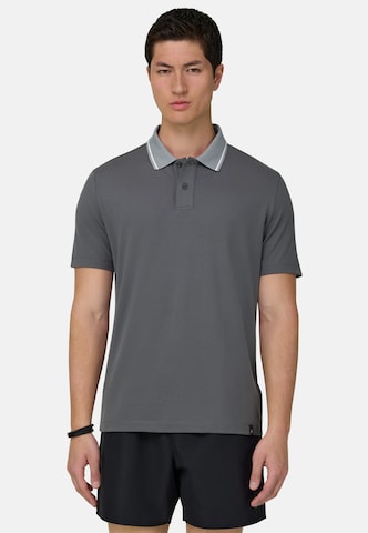 Boggi Milano Poloshirt in Grau: Vorderseite