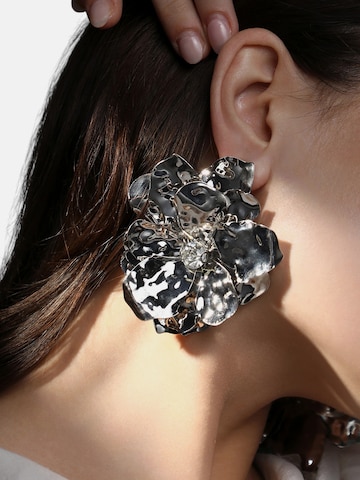 SOHI - Pendientes 'Terrie' en plata: frente