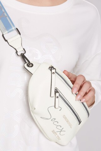 Soccx Gürteltasche in Weiß