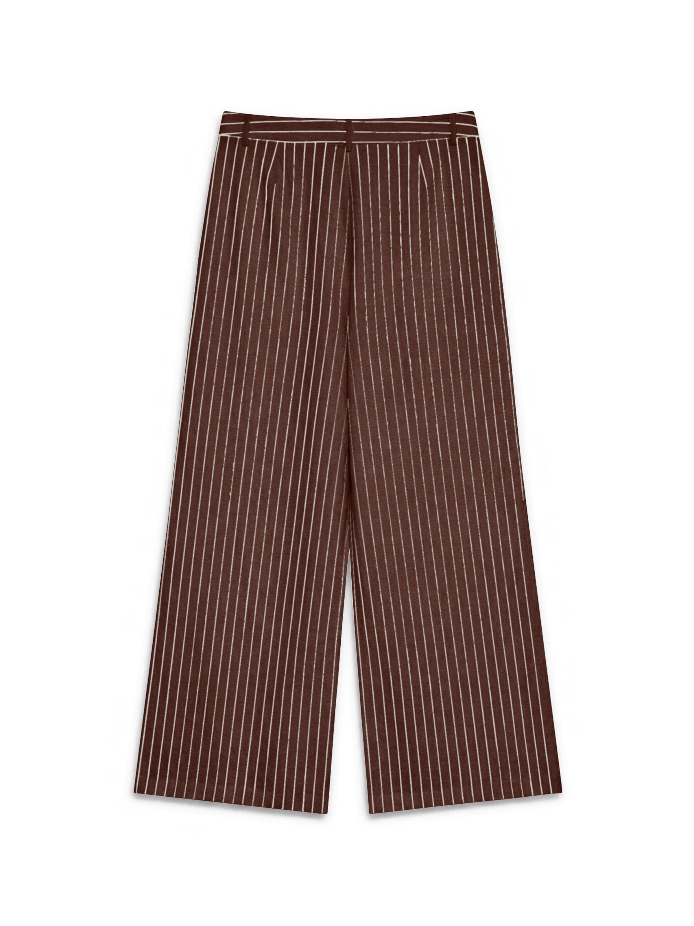VERO MODA - Pierna ancha Pantalón plisado 'VMPolly' en marrón