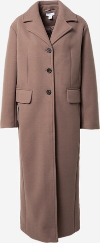 Manteau mi-saison Warehouse en marron : devant