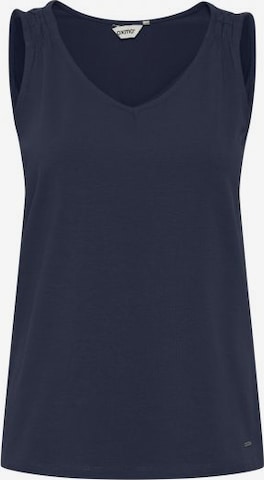 Oxmo Top in Blauw: voorkant