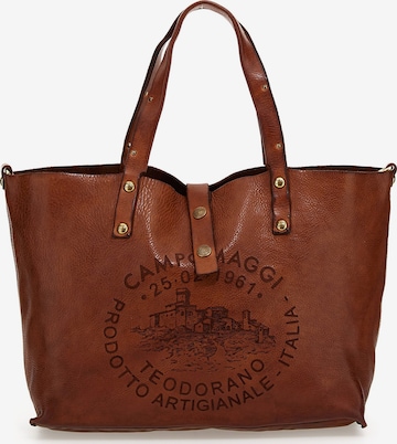 Cabas Campomaggi en marron : devant
