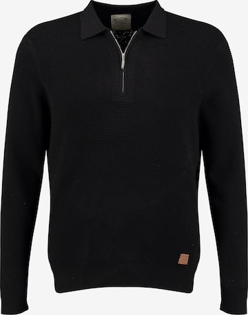 Key Largo Sweater 'Klanfield' in Black: front