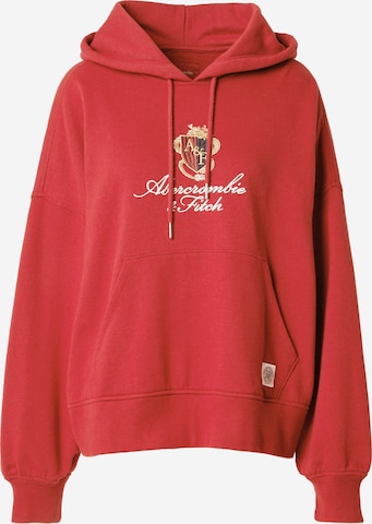 Abercrombie & Fitch Sweatshirt 'CLASSIC SUNDAY' i röd: framsida