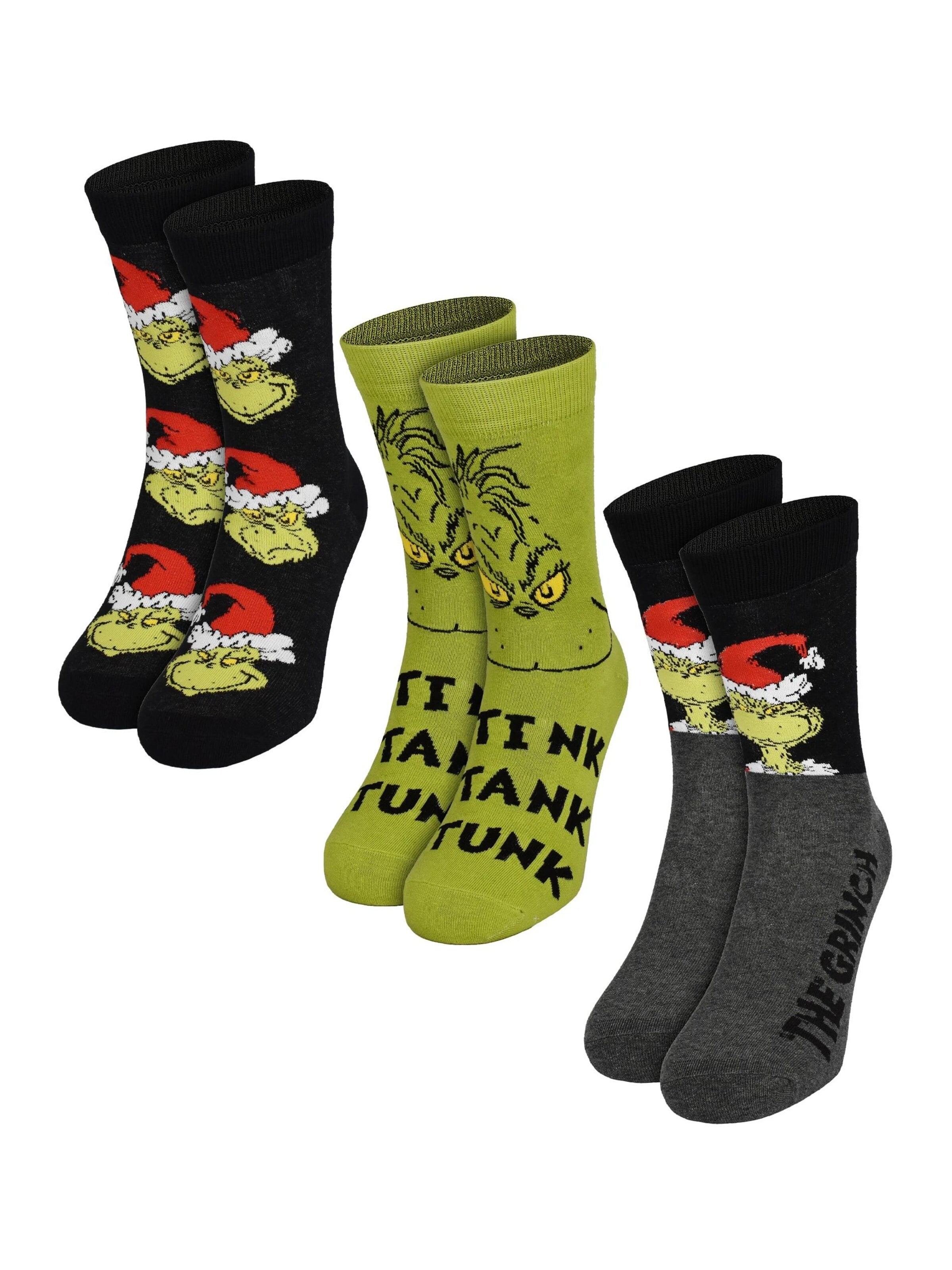 The Grinch Socks in Mixed colors: front