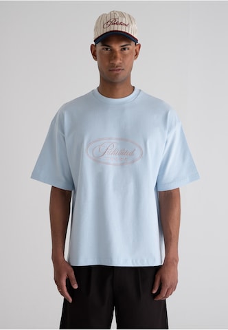 T-Shirt 'Five-Star' Prohibited en bleu : devant
