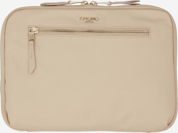 KNOMO Laptop Bag 'Mayfair Knomad' in Beige: front