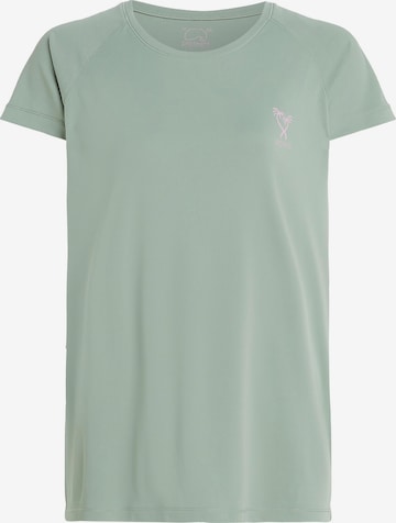 PROTEST Performance Shirt 'Prtmeru' in Green: front