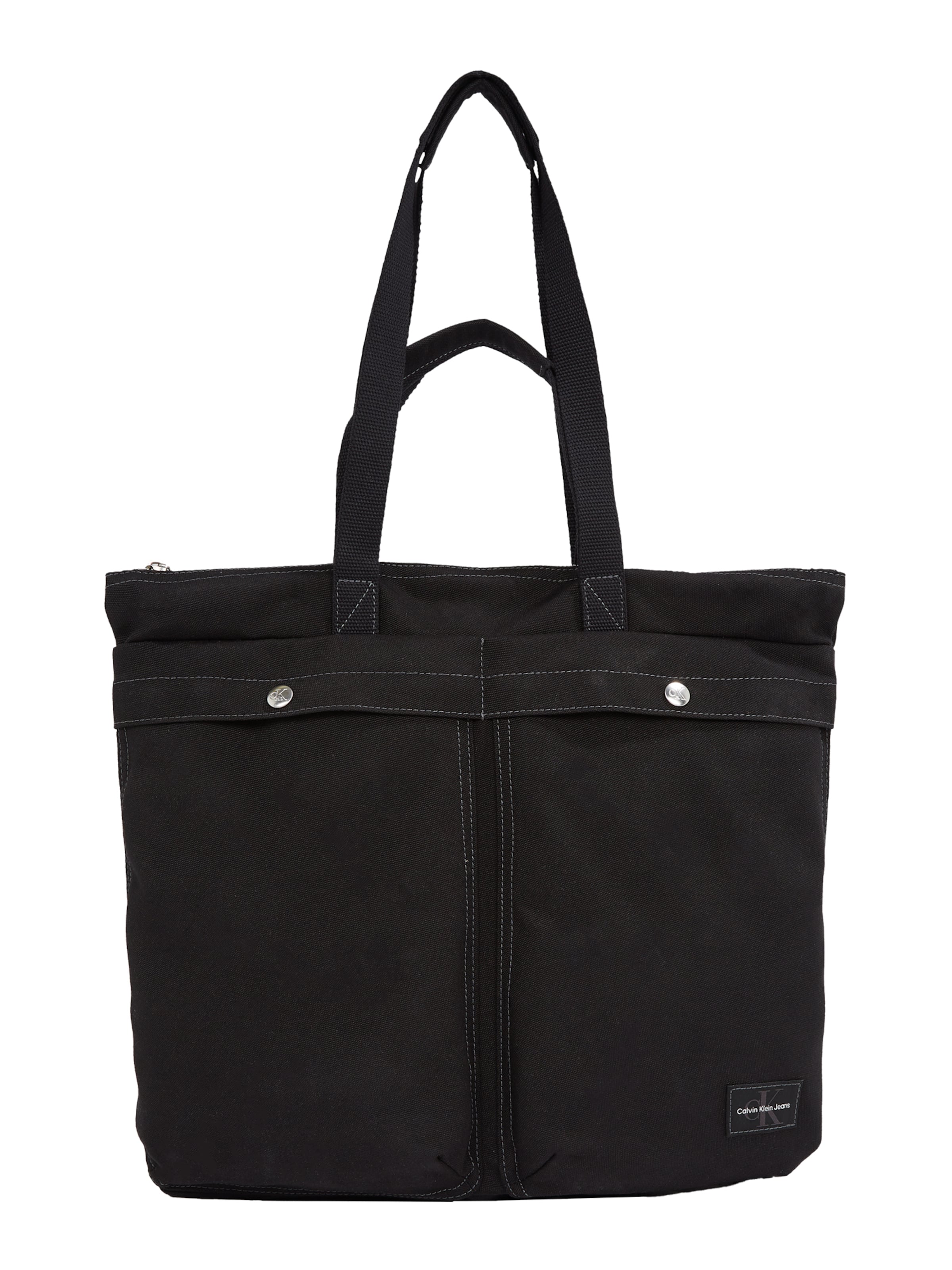 Calvin Klein Шоппер в Черный: спереди