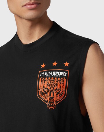 T-Shirt 'Tiger' Plein Sport en noir