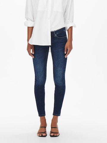 ONLY Skinny Jeans 'JUNE' in Blauw: voorkant