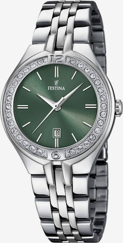 FESTINA Analoog horloge 'Mademoiselle' in Groen: voorkant