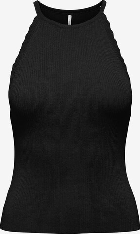 ONLY Knitted Top 'Gemma' in Black: front