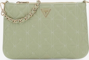 GUESS Clutch in Green: front
