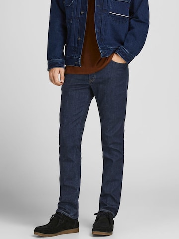 JACK & JONES Slimfit Jeans 'Tim' in Blauw: voorkant