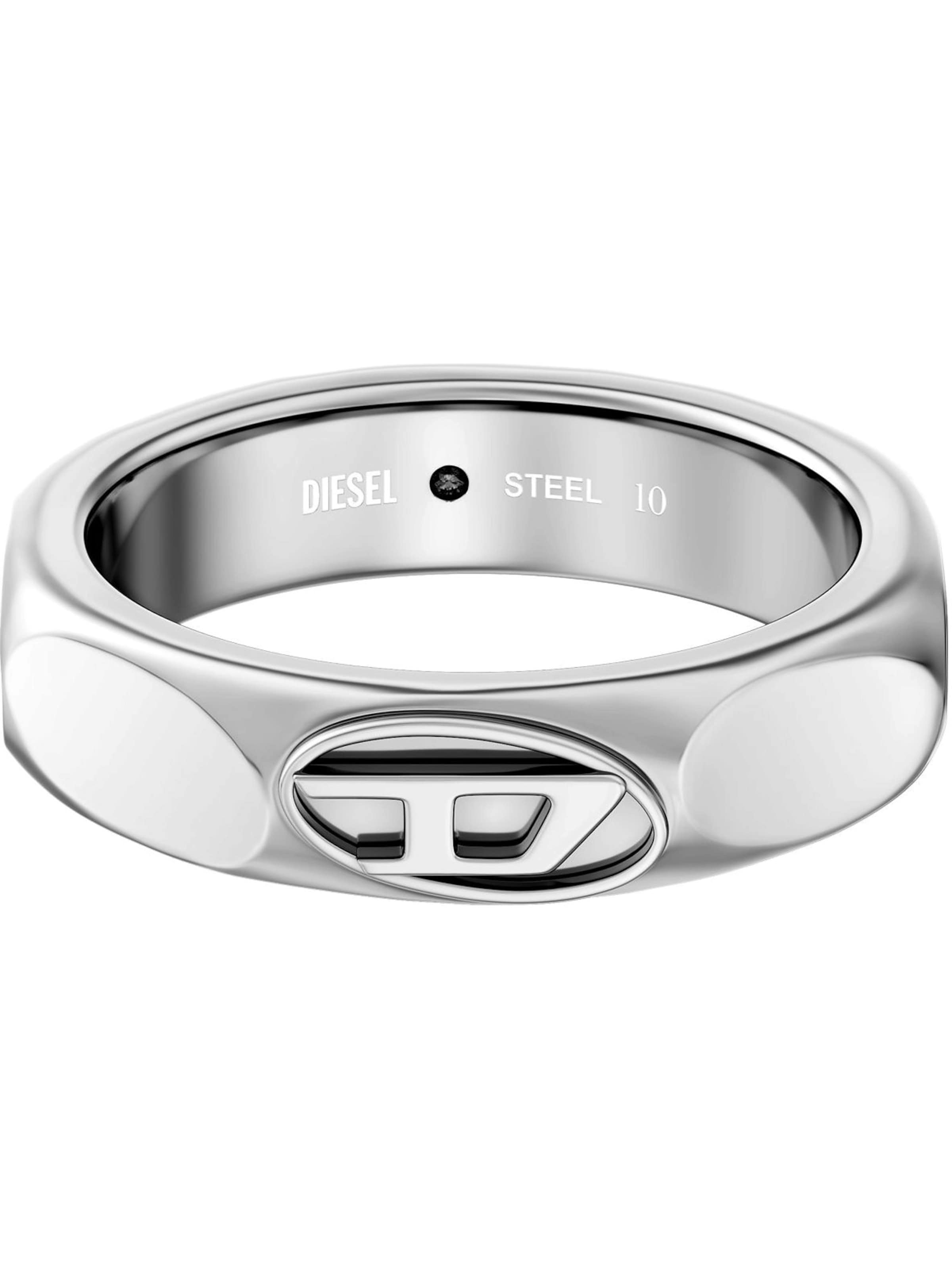 DIESEL Ring in Silber