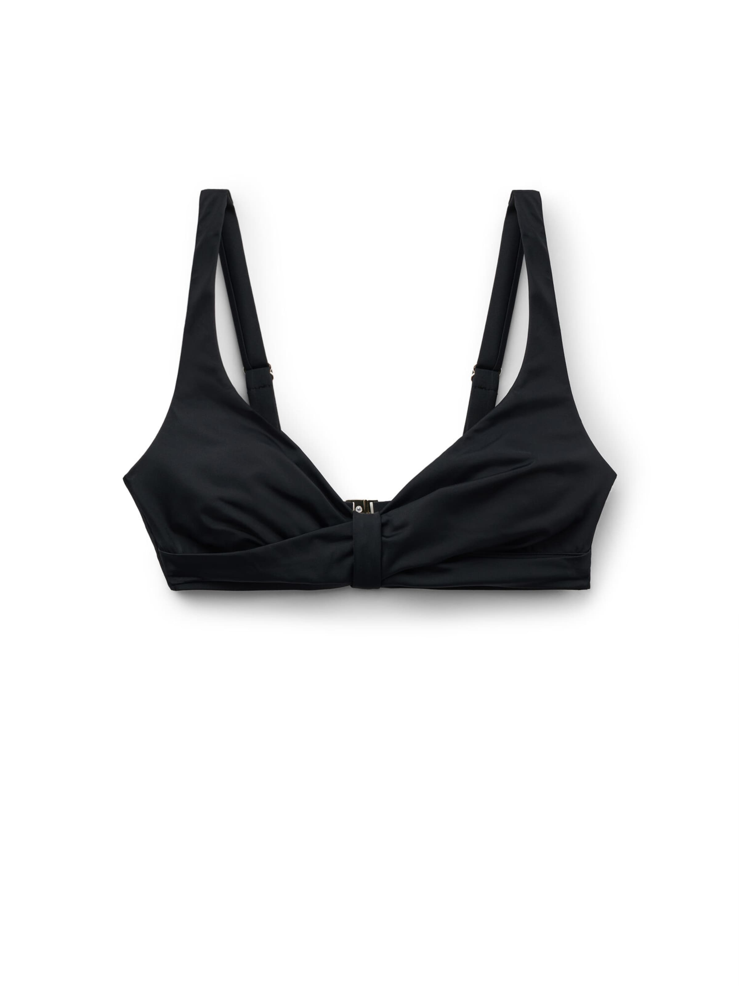 CALZEDONIA Triangle Bikini Top 'Premium Sculpt' in Black: front