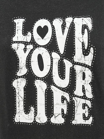 ONLY Футболка 'ONLLUCY' в Черный