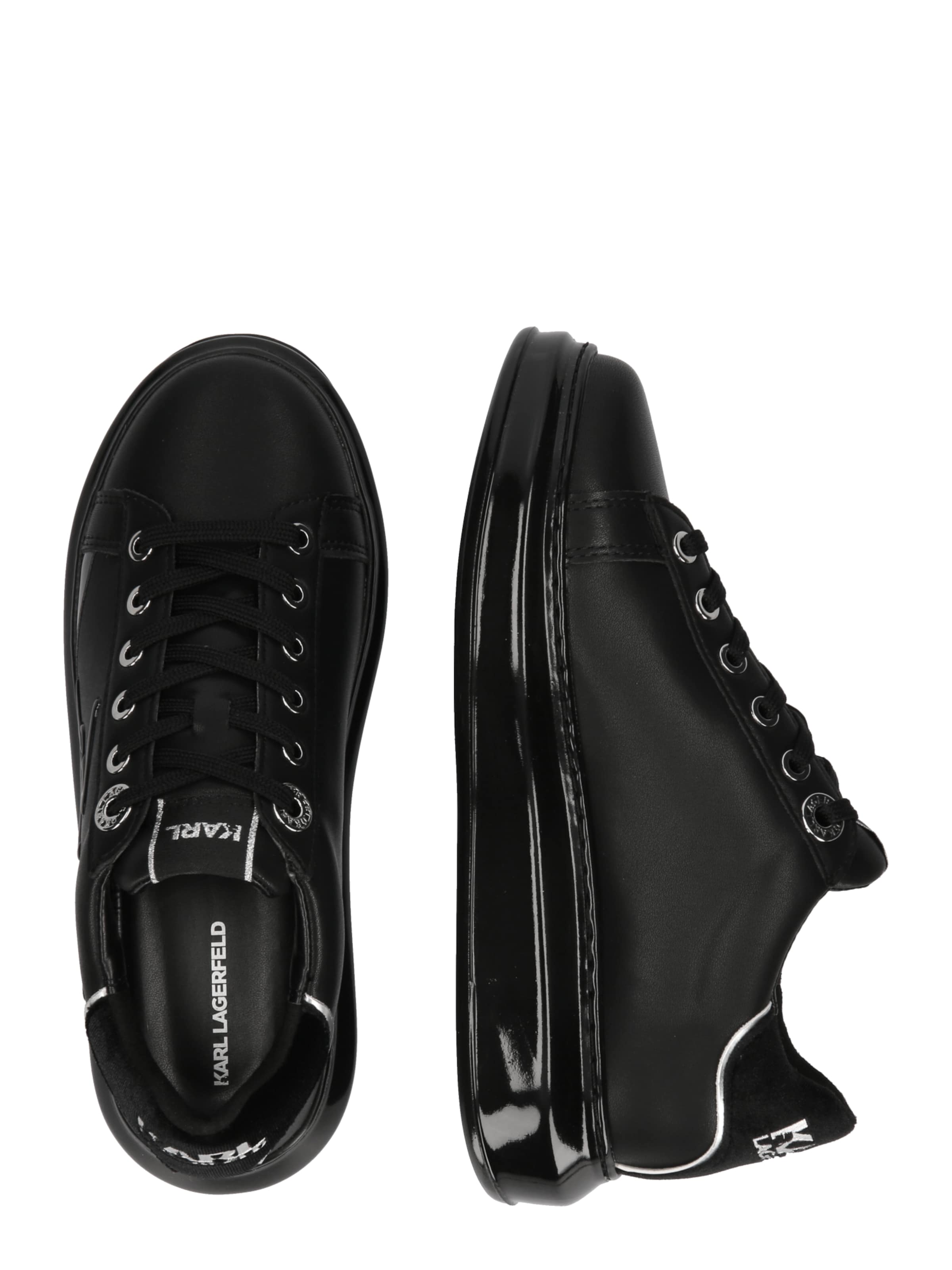 Karl Lagerfeld - Sapatilhas baixas 'KAPRI' em preto