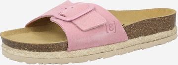 Mule 'COPINE' espadrij l´originale en rose : devant