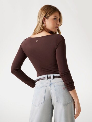GUESS Shirt in Braun