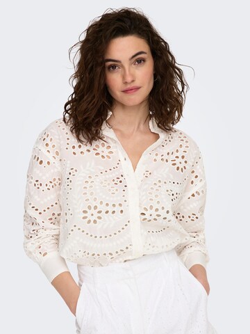 ONLY Bluse 'New Lalisa' in Weiß: Vorderseite