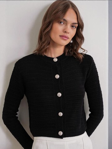 MixRay Strickjacke in Schwarz