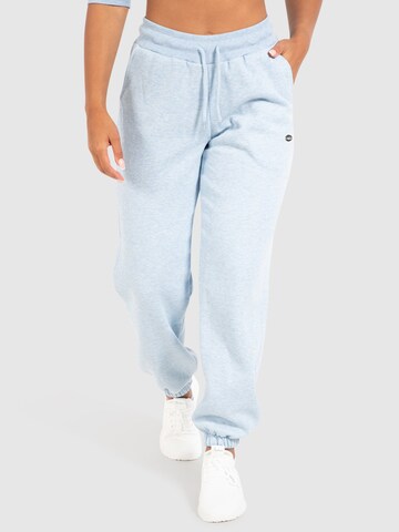 Smilodox Tapered Sportbroek 'Amelia' in Blauw: voorkant