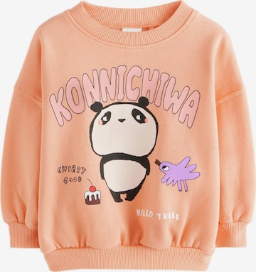 Next - Sweatshirt em laranja: frente