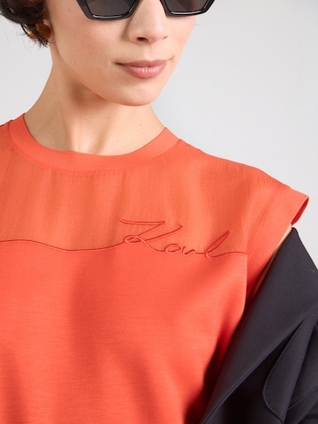 Karl Lagerfeld Kleid in Orange
