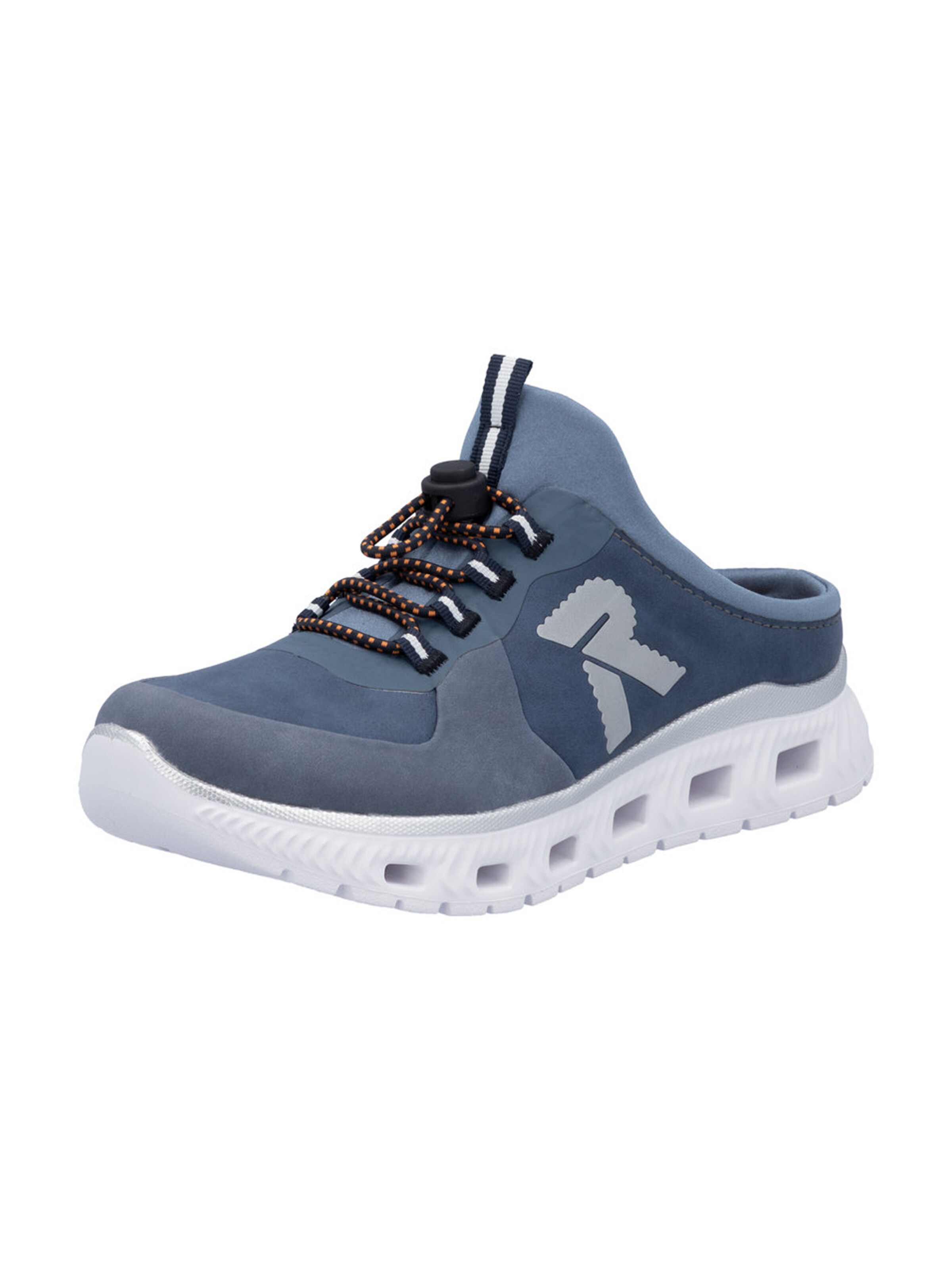 Rieker Slip on boty – modrá: přední strana