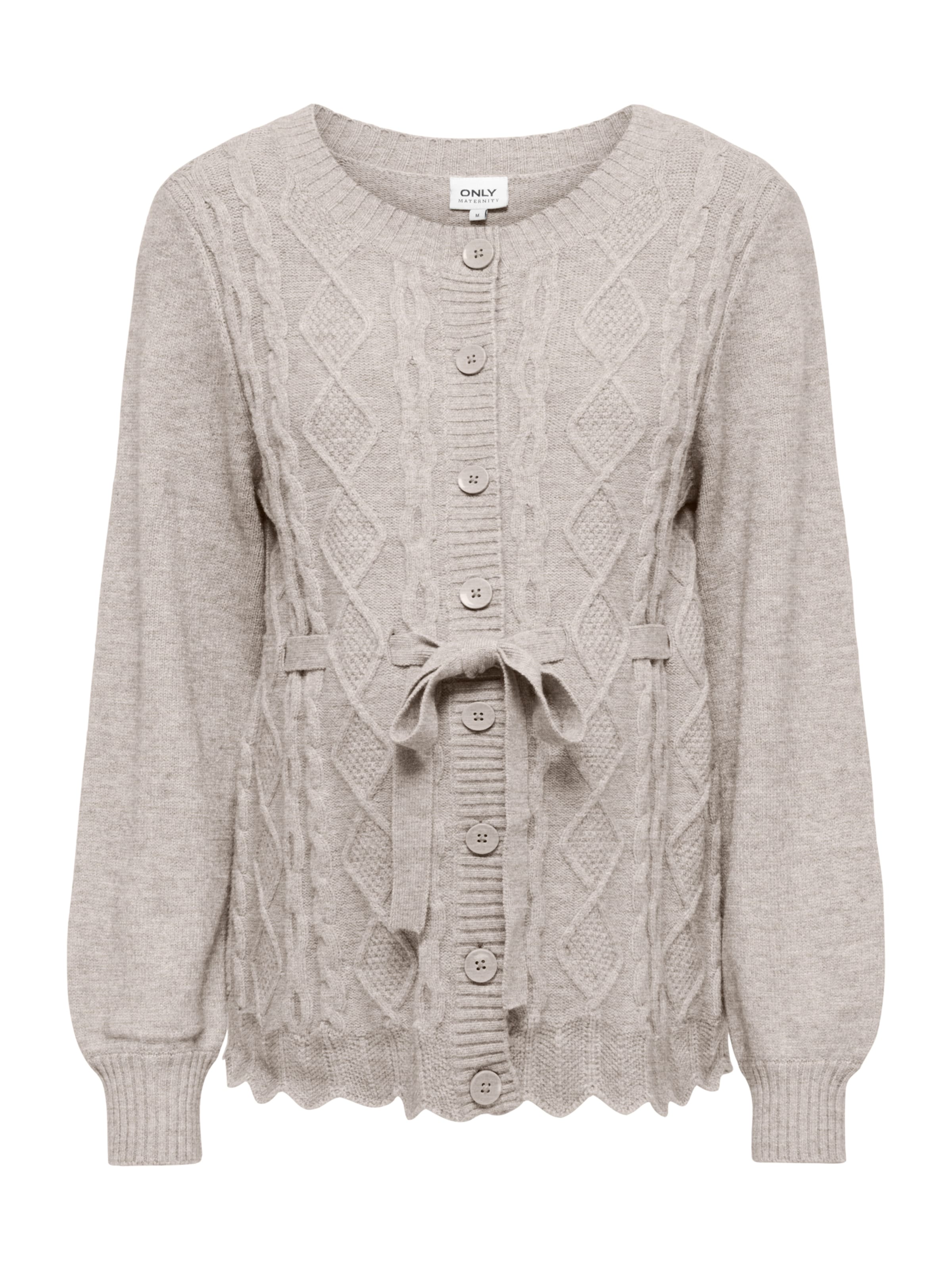 Only Maternity Strickjacke 'OLMKallu' in Grau