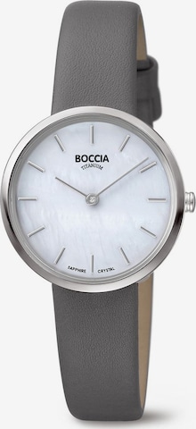 Boccia Titanium Analog Watch in Grey: front