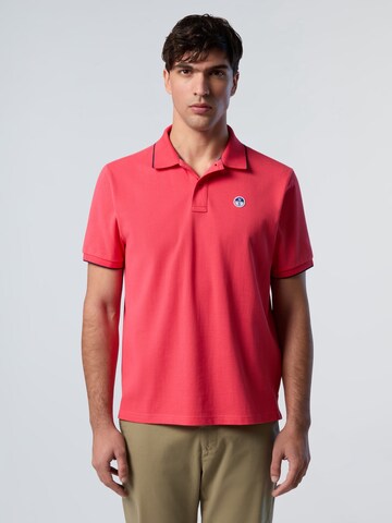 T-Shirt North Sails en rouge : devant